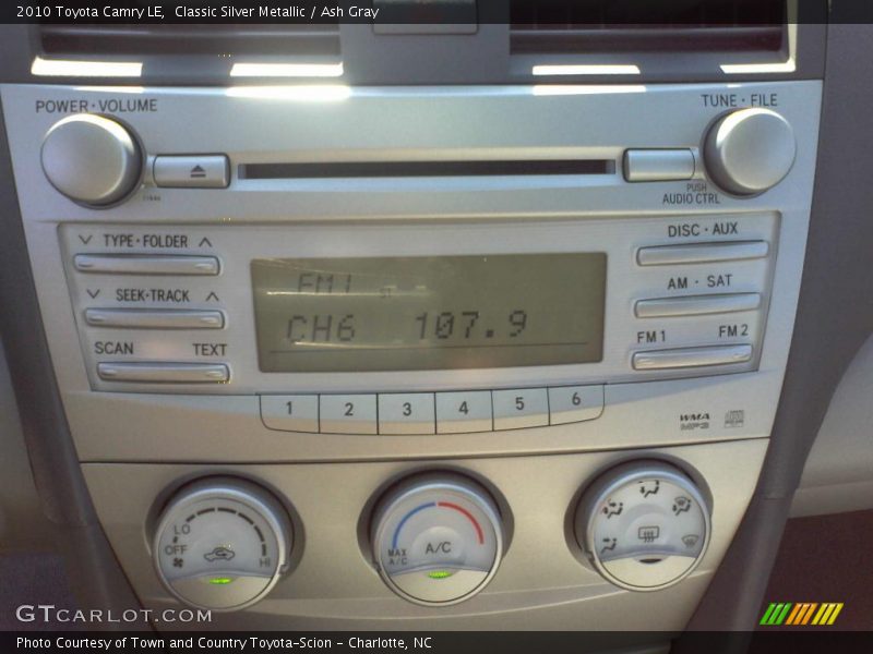 Classic Silver Metallic / Ash Gray 2010 Toyota Camry LE