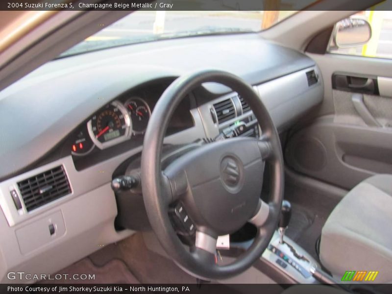Champagne Beige Metallic / Gray 2004 Suzuki Forenza S