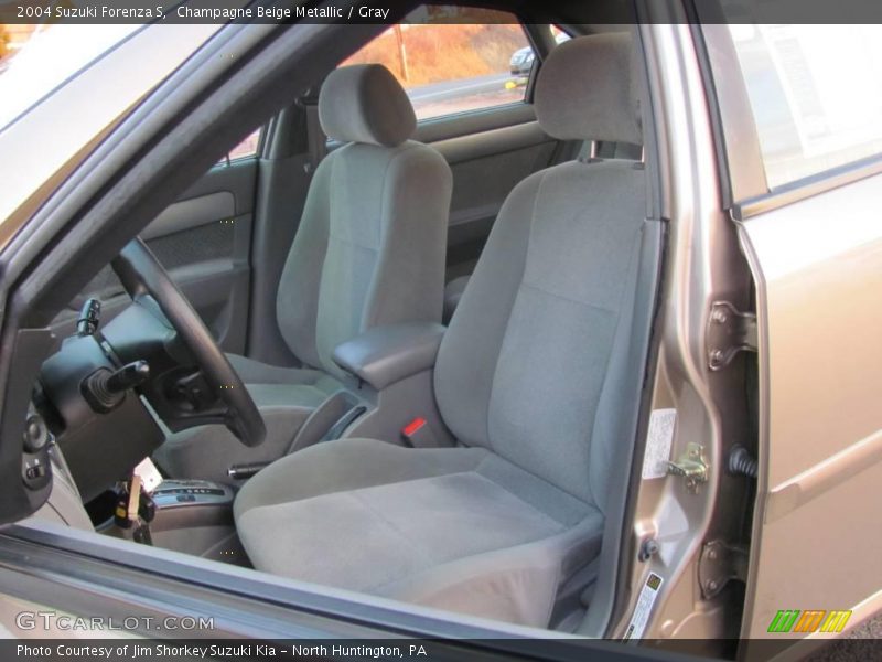Champagne Beige Metallic / Gray 2004 Suzuki Forenza S
