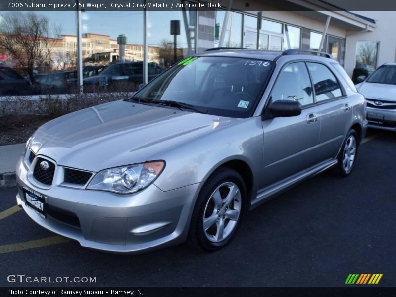 Crystal Gray Metallic / Anthracite Black 2006 Subaru Impreza 2.5i Wagon
