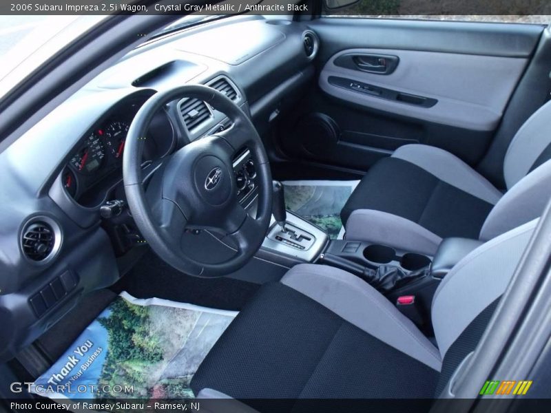 Crystal Gray Metallic / Anthracite Black 2006 Subaru Impreza 2.5i Wagon