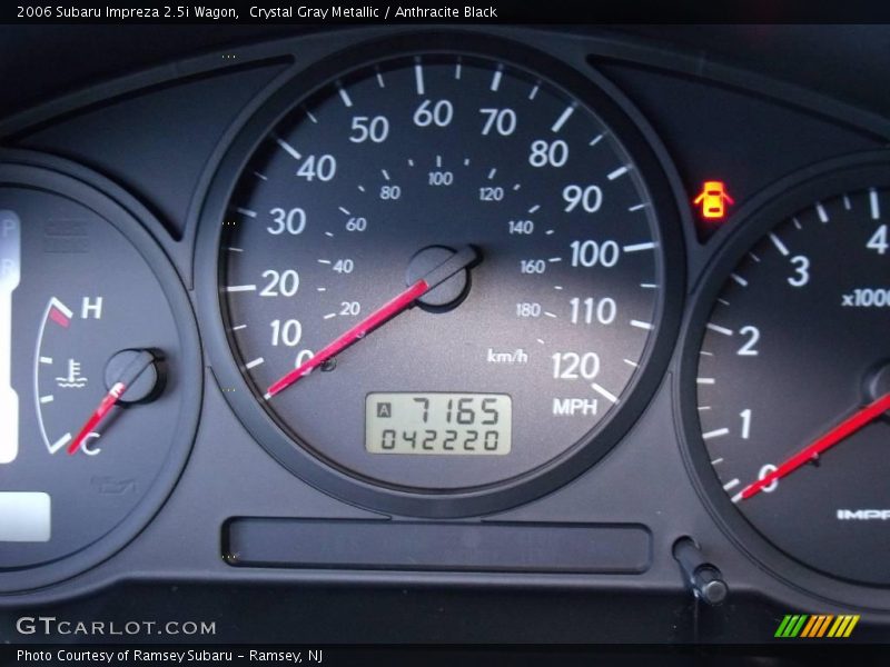 Crystal Gray Metallic / Anthracite Black 2006 Subaru Impreza 2.5i Wagon