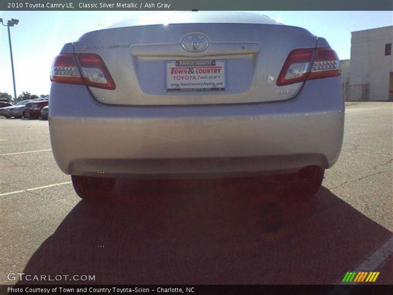 Classic Silver Metallic / Ash Gray 2010 Toyota Camry LE