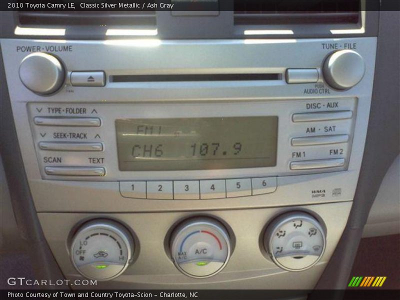 Classic Silver Metallic / Ash Gray 2010 Toyota Camry LE