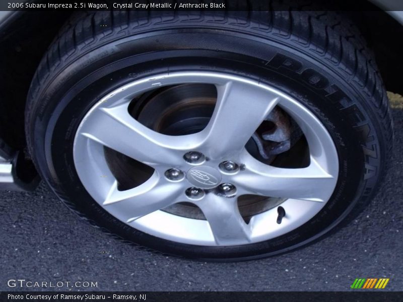 Crystal Gray Metallic / Anthracite Black 2006 Subaru Impreza 2.5i Wagon