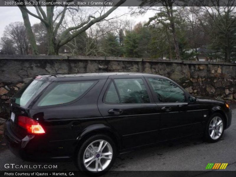 Black / Granite Gray 2007 Saab 9-5 2.3T SportCombi Wagon