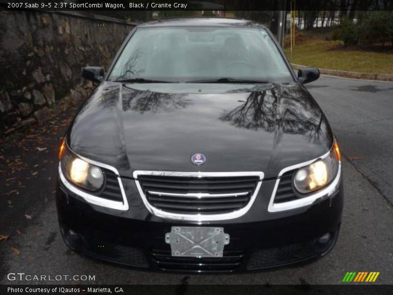 Black / Granite Gray 2007 Saab 9-5 2.3T SportCombi Wagon