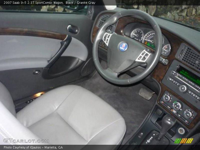 Black / Granite Gray 2007 Saab 9-5 2.3T SportCombi Wagon