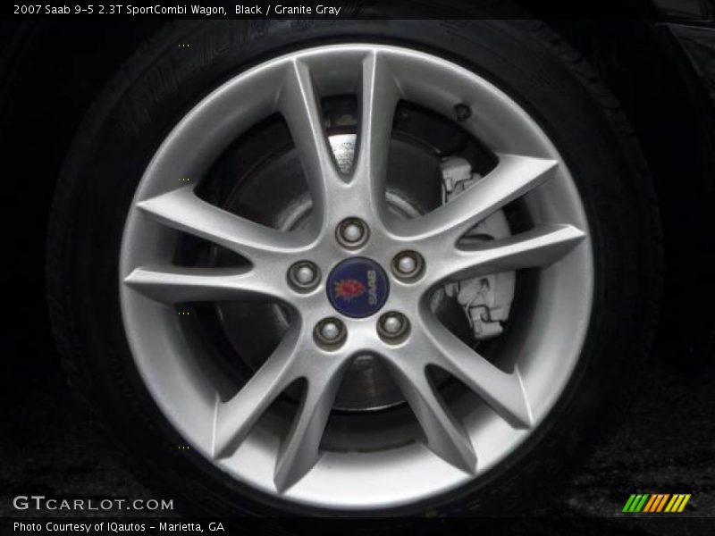 Black / Granite Gray 2007 Saab 9-5 2.3T SportCombi Wagon