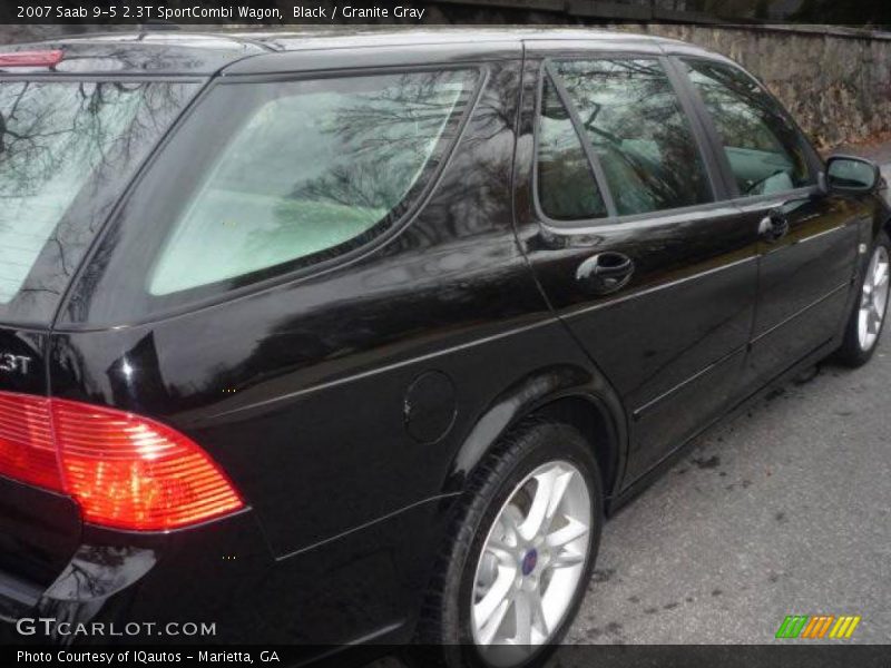 Black / Granite Gray 2007 Saab 9-5 2.3T SportCombi Wagon
