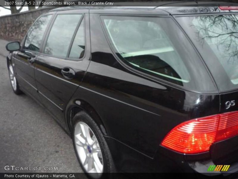 Black / Granite Gray 2007 Saab 9-5 2.3T SportCombi Wagon