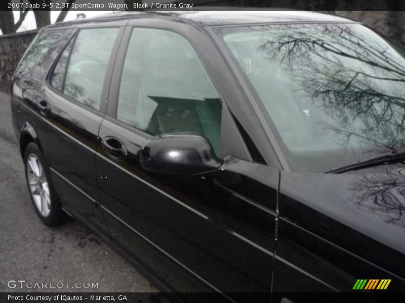 Black / Granite Gray 2007 Saab 9-5 2.3T SportCombi Wagon