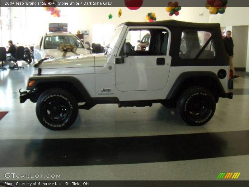 Stone White / Dark Slate Gray 2004 Jeep Wrangler SE 4x4