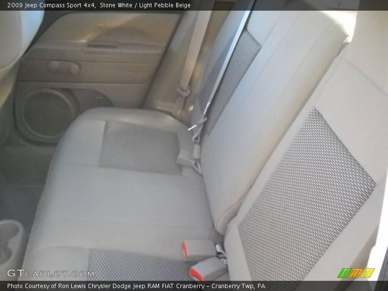 Stone White / Light Pebble Beige 2009 Jeep Compass Sport 4x4