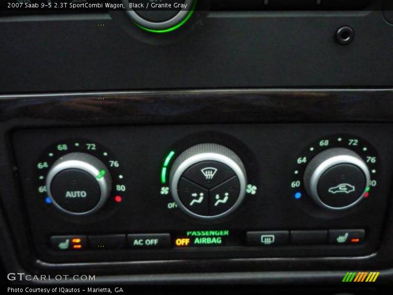 Black / Granite Gray 2007 Saab 9-5 2.3T SportCombi Wagon