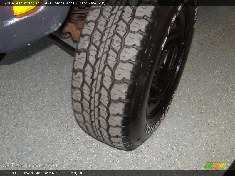 Stone White / Dark Slate Gray 2004 Jeep Wrangler SE 4x4