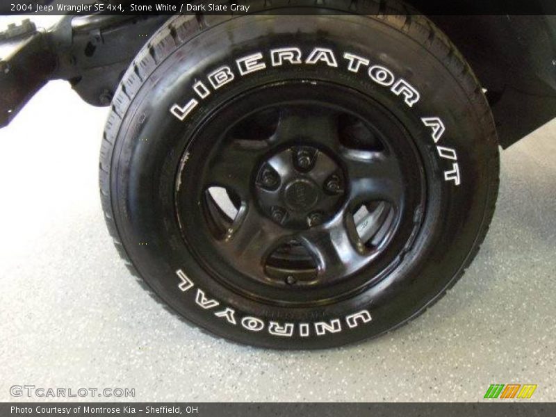 Stone White / Dark Slate Gray 2004 Jeep Wrangler SE 4x4