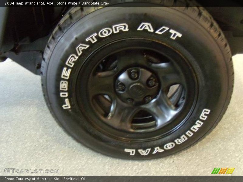 Stone White / Dark Slate Gray 2004 Jeep Wrangler SE 4x4