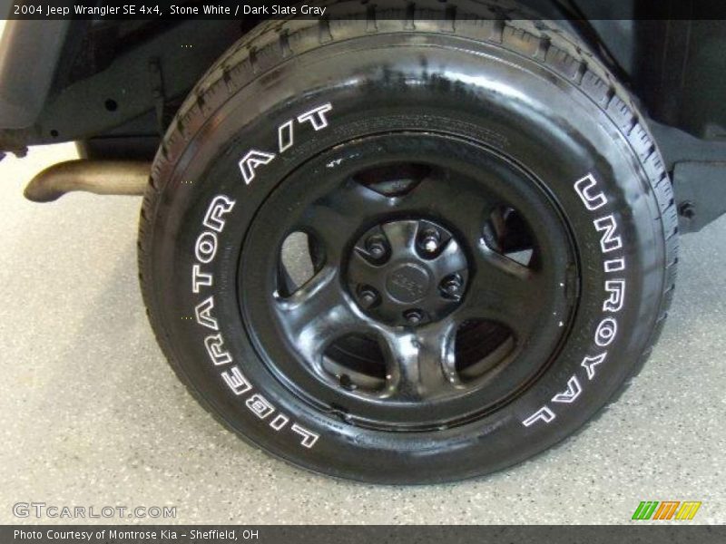 Stone White / Dark Slate Gray 2004 Jeep Wrangler SE 4x4