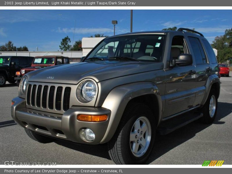 Light Khaki Metallic / Light Taupe/Dark Slate Gray 2003 Jeep Liberty Limited