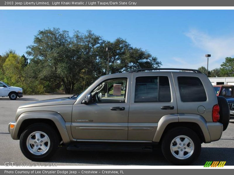 Light Khaki Metallic / Light Taupe/Dark Slate Gray 2003 Jeep Liberty Limited