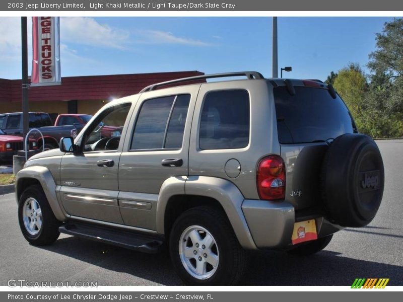 Light Khaki Metallic / Light Taupe/Dark Slate Gray 2003 Jeep Liberty Limited