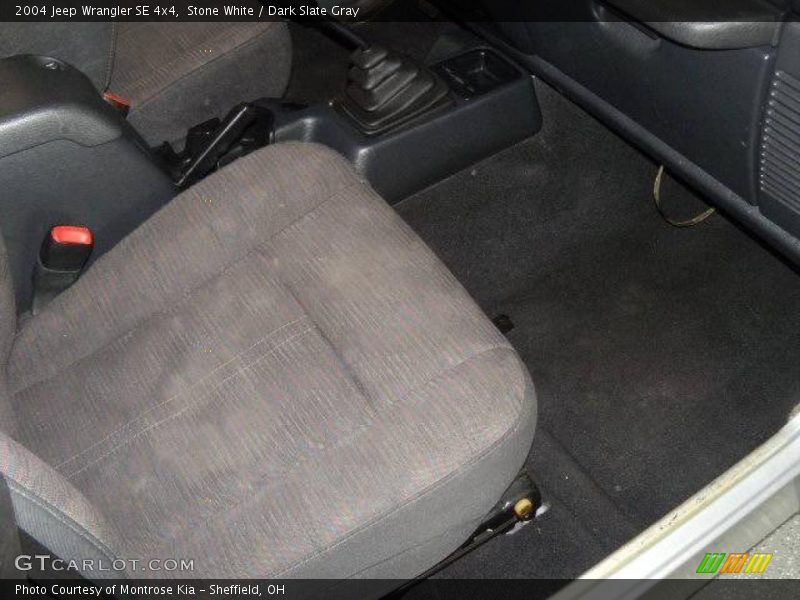 Stone White / Dark Slate Gray 2004 Jeep Wrangler SE 4x4