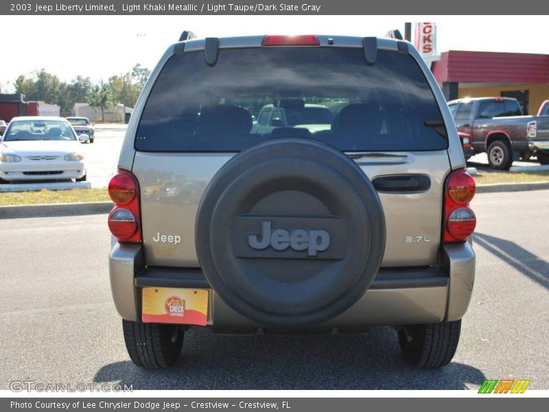 Light Khaki Metallic / Light Taupe/Dark Slate Gray 2003 Jeep Liberty Limited