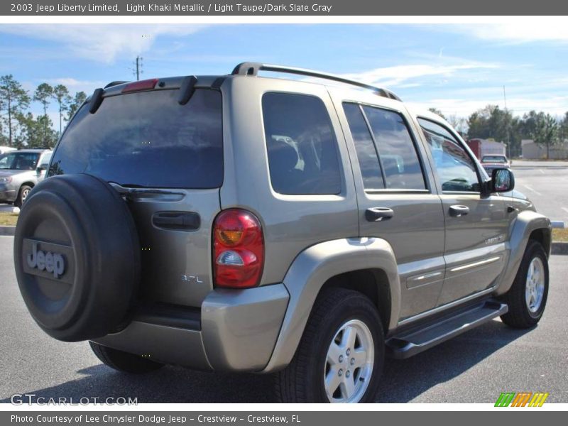 Light Khaki Metallic / Light Taupe/Dark Slate Gray 2003 Jeep Liberty Limited