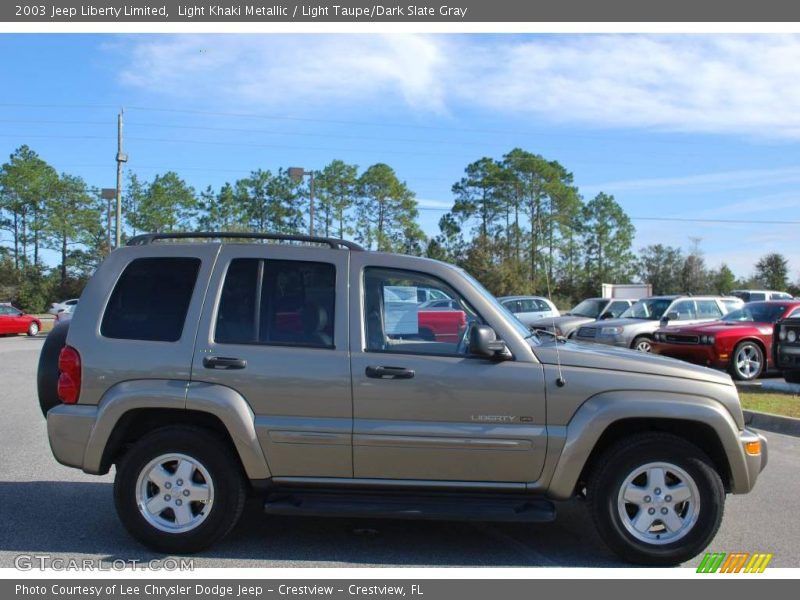 Light Khaki Metallic / Light Taupe/Dark Slate Gray 2003 Jeep Liberty Limited