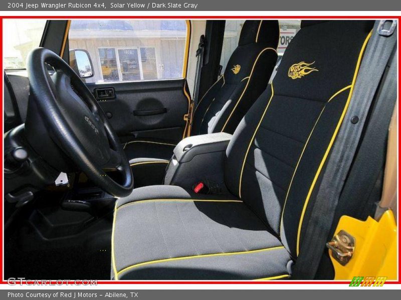 Solar Yellow / Dark Slate Gray 2004 Jeep Wrangler Rubicon 4x4