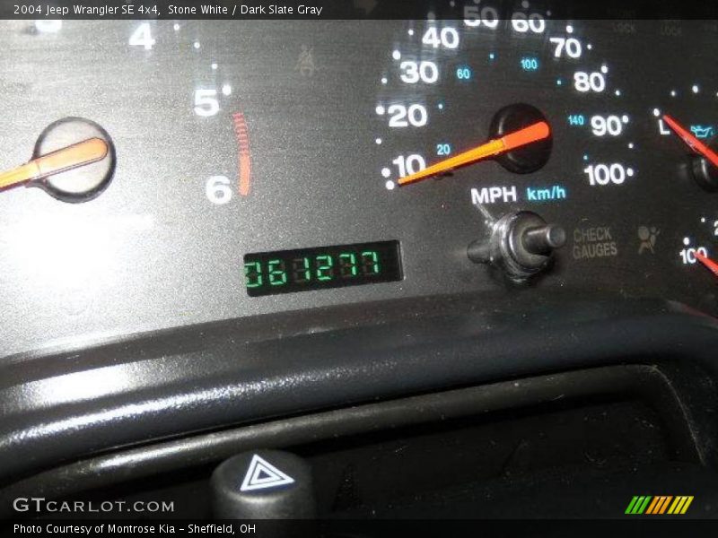 Stone White / Dark Slate Gray 2004 Jeep Wrangler SE 4x4