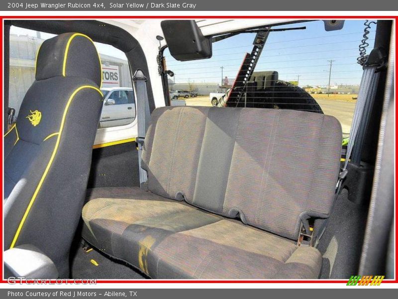Solar Yellow / Dark Slate Gray 2004 Jeep Wrangler Rubicon 4x4