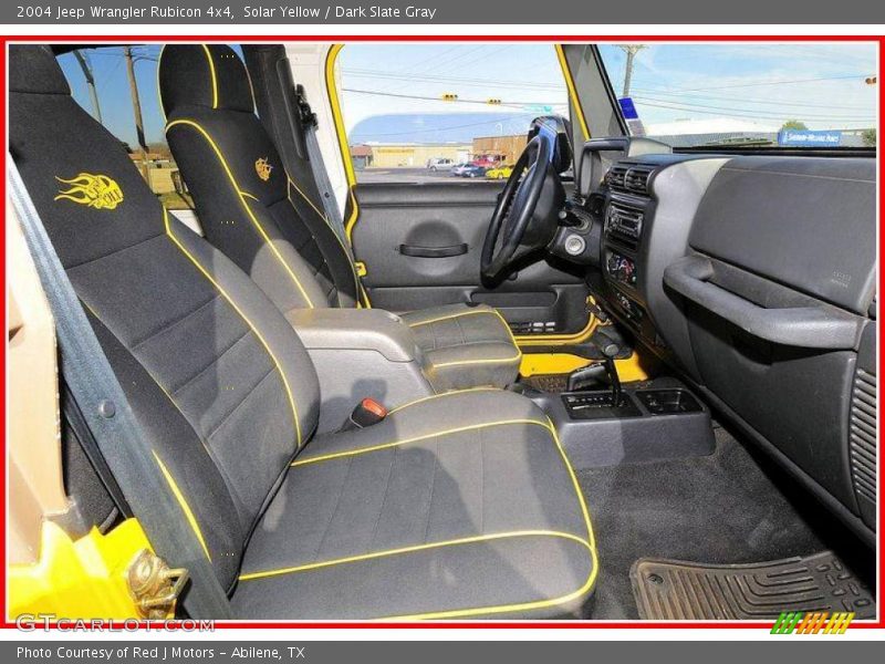 Solar Yellow / Dark Slate Gray 2004 Jeep Wrangler Rubicon 4x4