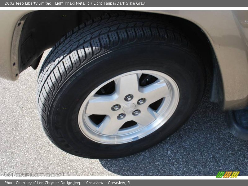 Light Khaki Metallic / Light Taupe/Dark Slate Gray 2003 Jeep Liberty Limited
