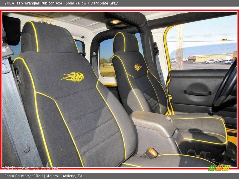 Solar Yellow / Dark Slate Gray 2004 Jeep Wrangler Rubicon 4x4