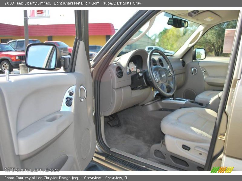 Light Khaki Metallic / Light Taupe/Dark Slate Gray 2003 Jeep Liberty Limited