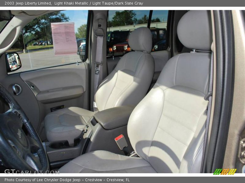 Light Khaki Metallic / Light Taupe/Dark Slate Gray 2003 Jeep Liberty Limited