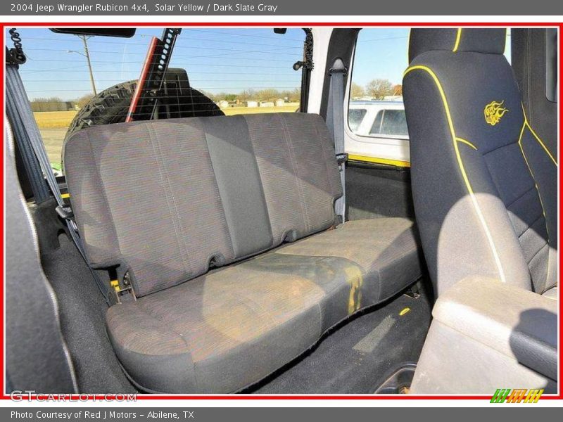 Solar Yellow / Dark Slate Gray 2004 Jeep Wrangler Rubicon 4x4