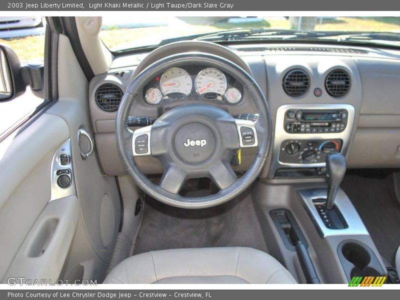 Light Khaki Metallic / Light Taupe/Dark Slate Gray 2003 Jeep Liberty Limited