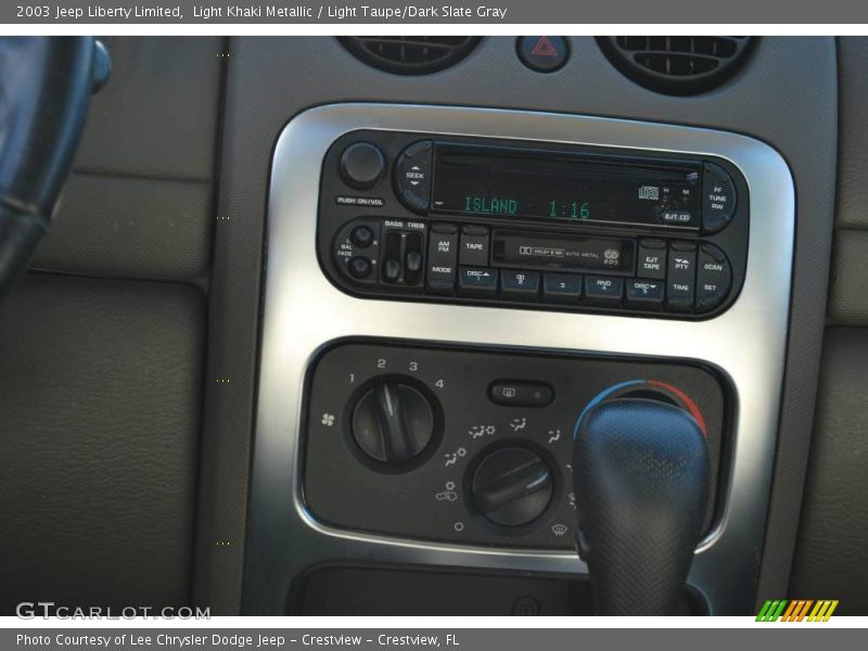Light Khaki Metallic / Light Taupe/Dark Slate Gray 2003 Jeep Liberty Limited
