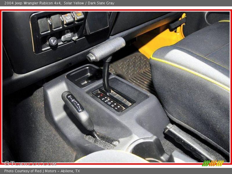Solar Yellow / Dark Slate Gray 2004 Jeep Wrangler Rubicon 4x4