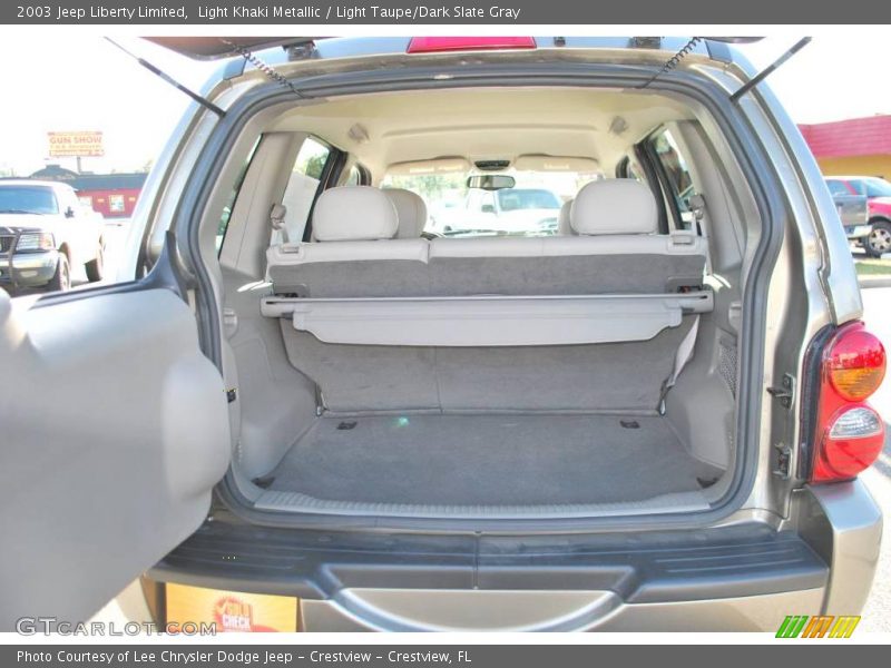 Light Khaki Metallic / Light Taupe/Dark Slate Gray 2003 Jeep Liberty Limited