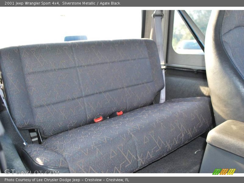 Silverstone Metallic / Agate Black 2001 Jeep Wrangler Sport 4x4