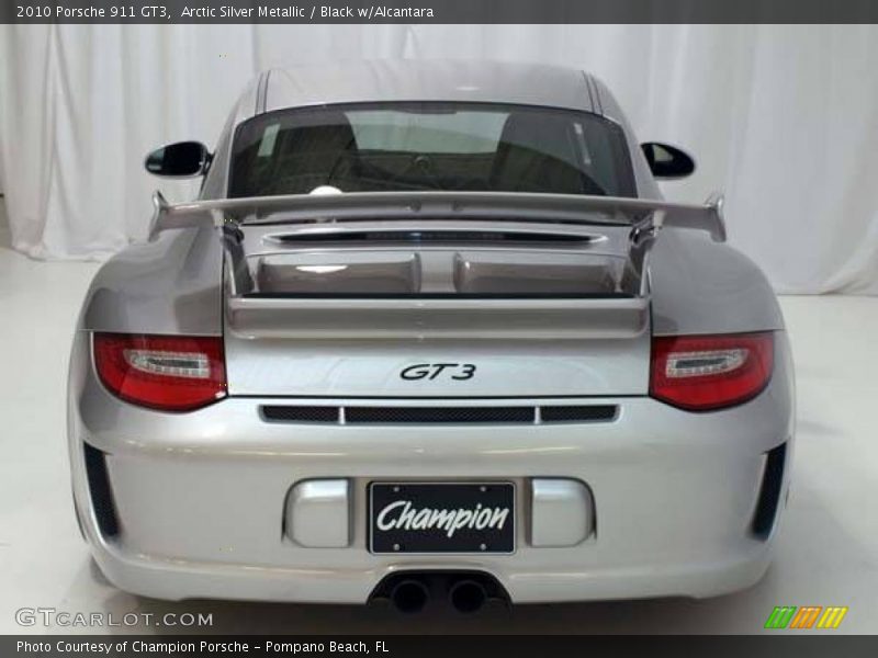 Arctic Silver Metallic / Black w/Alcantara 2010 Porsche 911 GT3
