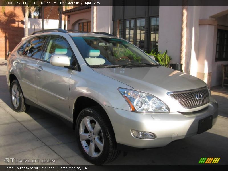 Millenium Silver Metallic / Light Gray 2006 Lexus RX 330