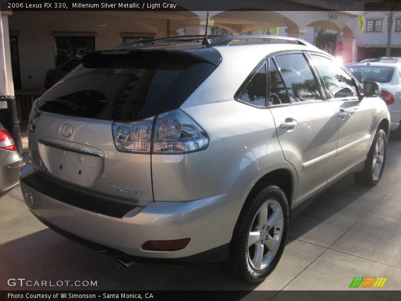 Millenium Silver Metallic / Light Gray 2006 Lexus RX 330