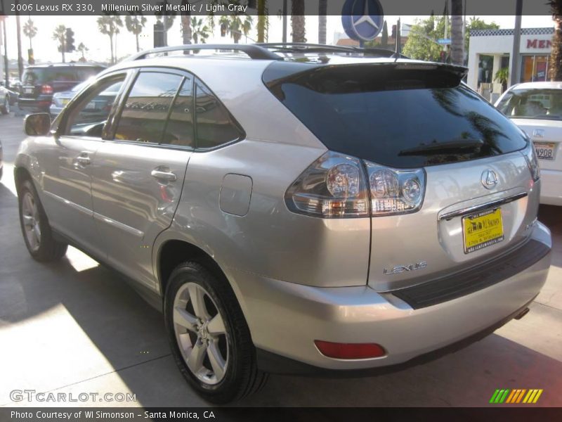 Millenium Silver Metallic / Light Gray 2006 Lexus RX 330
