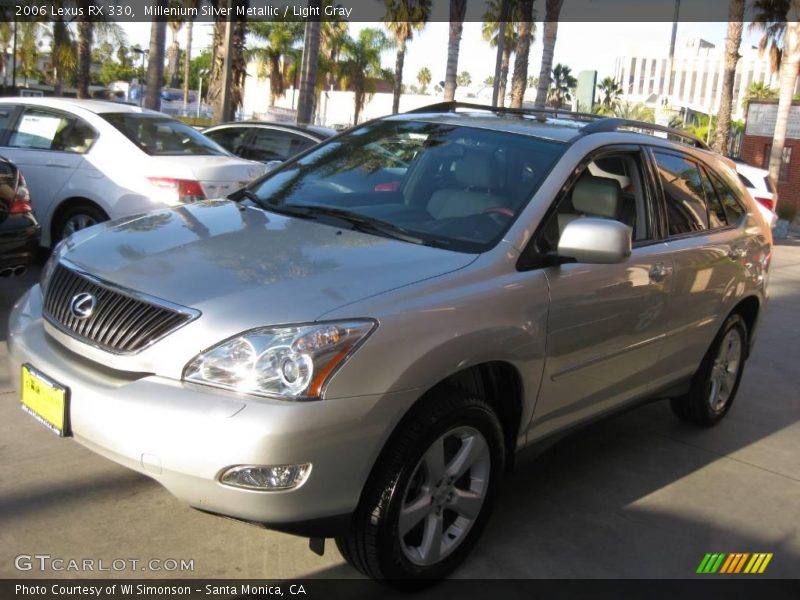 Millenium Silver Metallic / Light Gray 2006 Lexus RX 330