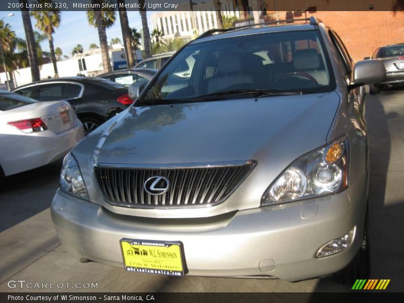 Millenium Silver Metallic / Light Gray 2006 Lexus RX 330